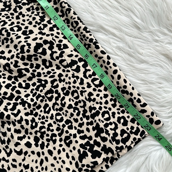 LOFT | Cheetah Print Skirt | Cream | Size 12 - Picture 10 of 11